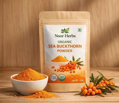 Free Noor Herbs Organic Sea Buckthorn Powder 100g with the 3 month plan